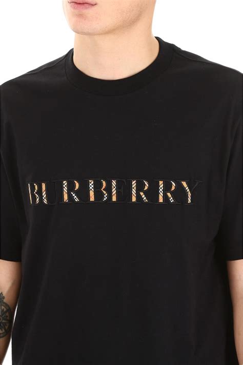 burberry tshirt herren|logo cotton t shirt.